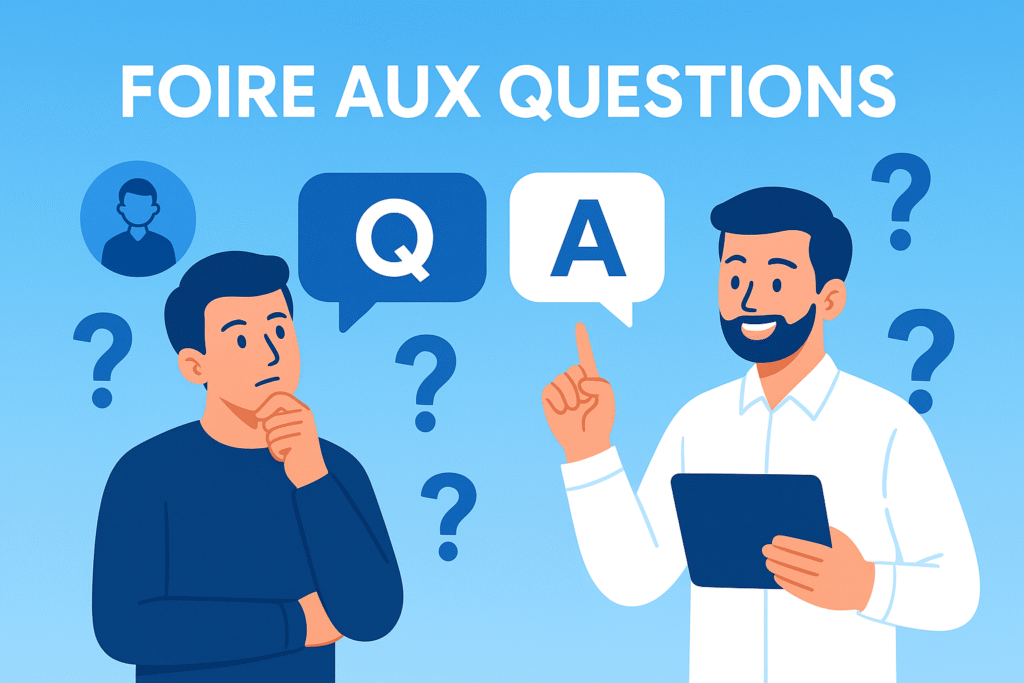 Foire aux questions sur mon test de français : inscription, résultats, validité, durée, niveau requis. Toutes les réponses pour réussir.